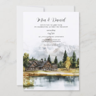 Convites Casamento no Destino Parque Nacional Grand Teton