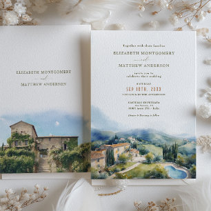 Convites Casamento no Histórico Castello di Petrata Assisi
