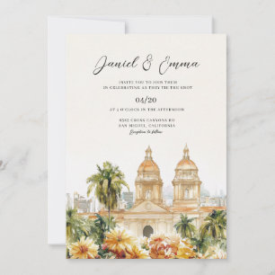 Convites Casamento no horizonte de Cartagena Colômbia