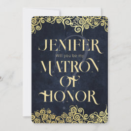 Convites Casamento no inverno De Luxo Azul E Dourado Florei