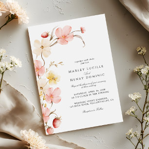 Convites Casamento no Jardim Botânico de Flores Silvestres