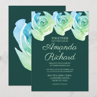 Convites Casamento no Jardim Botânico Rosa Rústica Verde Es