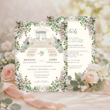 Casamento no Jardim com Rosa Elegante e Monograma