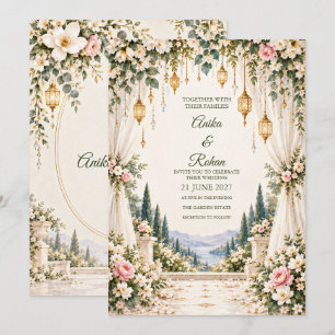 Convites Casamento no Jardim Crystal