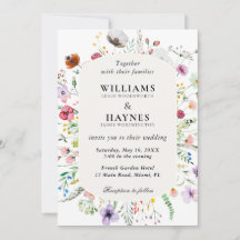 Casamento no Jardim de Flores Silvestres