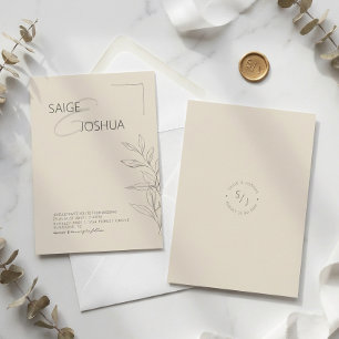 Convites Casamento no Jardim Lavado pelo Sol ID1283
