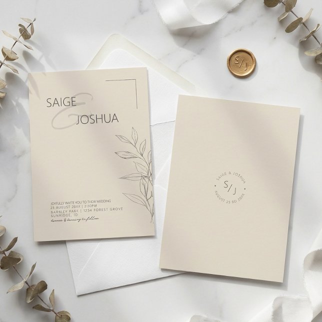 Convites Casamento no Jardim Lavado pelo Sol ID1283 (Criador carregado)