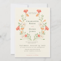 Casamento no Jardim Moderno com Papoula Coral