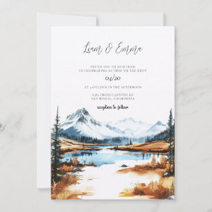 Convites Casamento no Parque Nacional de Yellowstone