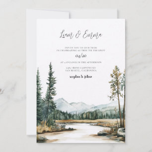Convites Casamento no Parque Nacional de Yellowstone