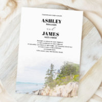 Casamento no Parque Nacional do Maine Lighthouse A