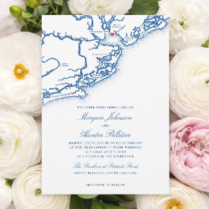 Convites Casamento no Pavilion at Patriots Point Mount Plea