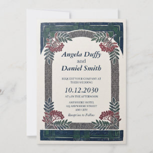 Convites Casamento no Tartan da Victorian Highland Lodge He