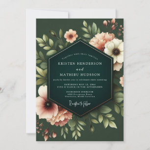 Convites Casamento Nocturno Hunter Blush