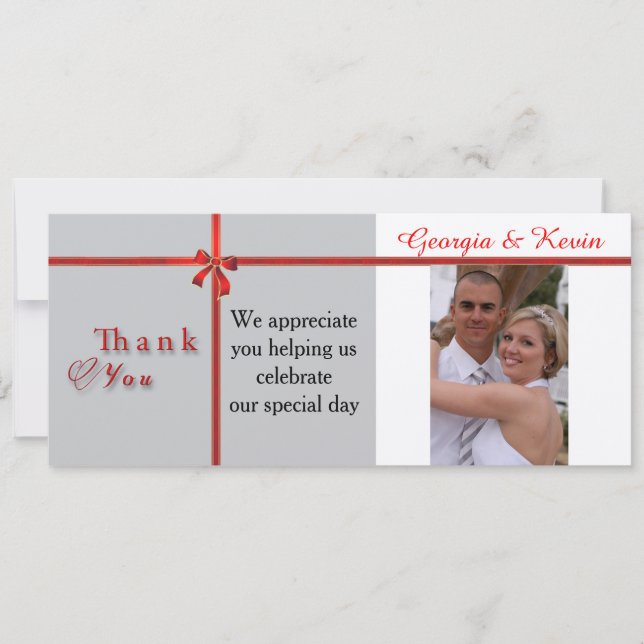 Convites Casamento Obrigado (Frente)