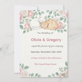 Convites Casamento Olivia & Gregory