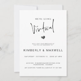 Convites Casamento Online Elegante de Foto Virtual