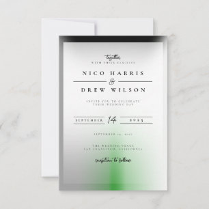 Convites Casamento Orgulho Demiromântico Elegante