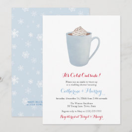 Convites Casamento ou Chá de fraldas de Mug de Cacau Quente