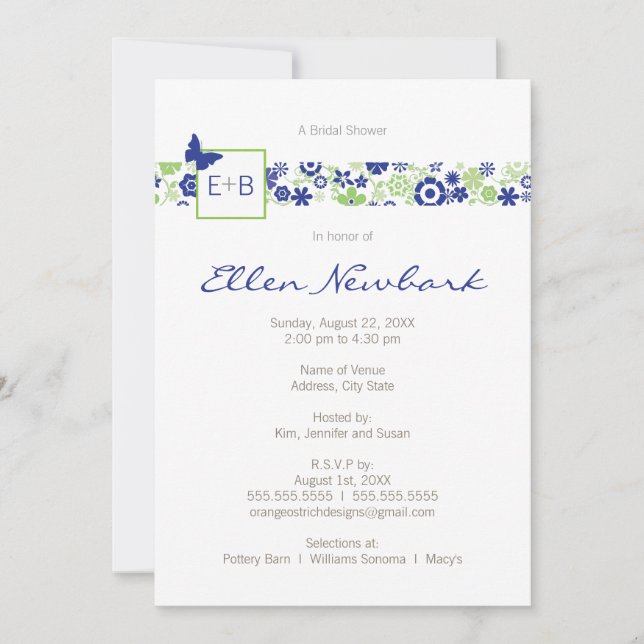 Convites Casamento ou Chá de panela (Frente)