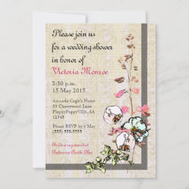 Convites Casamento ou Chá do Jardim de Chá Japonês -
