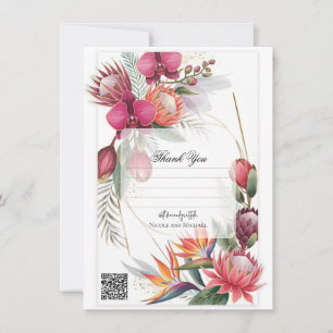 Convites Casamento Ouro Botânico Paraíso Floral Tropical