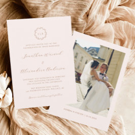 Convites Casamento outono Boho Cream e Terracotta