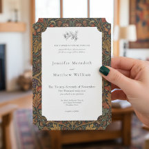 Casamento outono Botânico Elegante Vintage Cottage