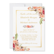 Casamento outono Branco Dourado Floral Laranja Rus