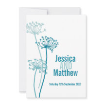 Casamento outono de flores modernas, gráfico de Ch