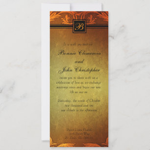Convites Casamento outono de Ponta Sunset Design