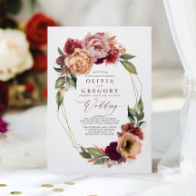 Casamento outono Românico Floral Terthy