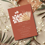 Convites Casamento outono Rust Boho<br><div class="desc">Simples e elegante convite para casamento feroz,  inspirado no Boho,  que é perfeito para um casamento de outono ou ao ar livre. Esta bela design inspirada na natureza vai dar o tom para o seu grande dia.</div>