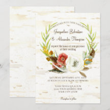 Casamento outono Wreath Boho Feather Latido Poppy