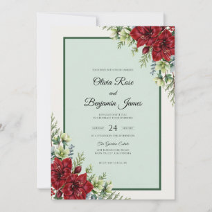 Convites Casamento Papoula Roxa Hortelã