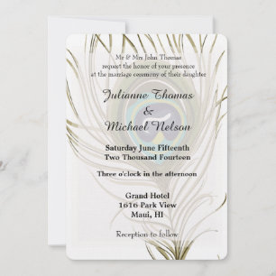 Convites Casamento Paquock Feather