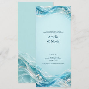 Convites Casamento Pearl Tide Coastal