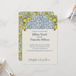 Convites Casamento Pensado Italiano Amalfi