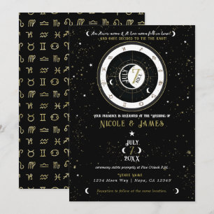 Convites Casamento Personalizado Astrologia Zodíaco Signo L