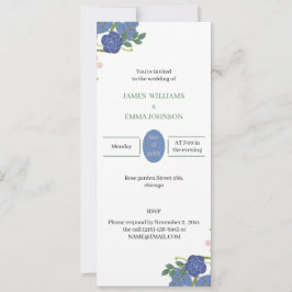 Convites Casamento Personalizado Da Flor Roxo