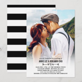 Convites Casamento Personalizado de Fotografias de Coração 