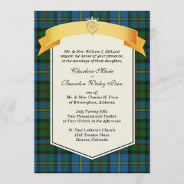 Convites Casamento Personalizado de Xadrez Na moda MacLeod
