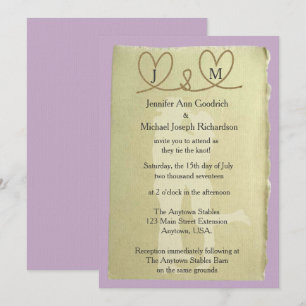 Convites Casamento Personalizável de Cores do Casando Ocide