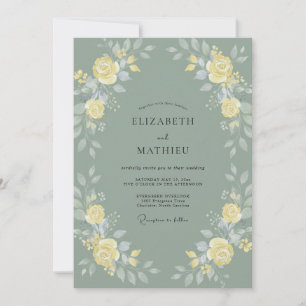 Convites Casamento Pétala Ardósia Champanhe Dourado