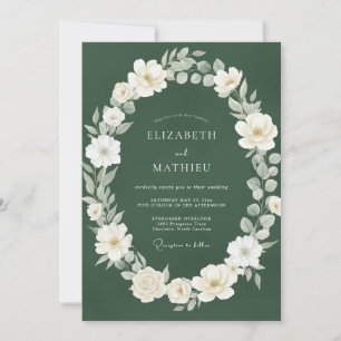 Convites Casamento Pétala Branca Floresta
