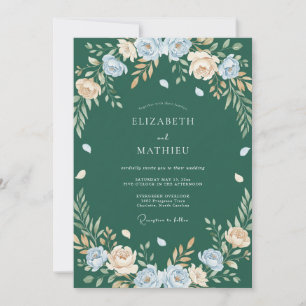 Convites Casamento Pétala de Centáurea Florestal