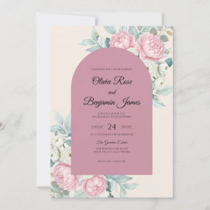 Convites Casamento Pétala de Hortelã Malva