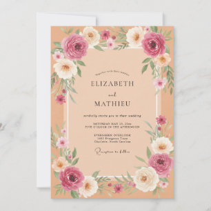 Convites Casamento Pétala Malva Damasco