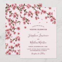 Casamento Pink Cherry Blossoms