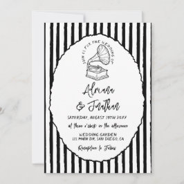 Convites Casamento Pintado à Mão Vintage